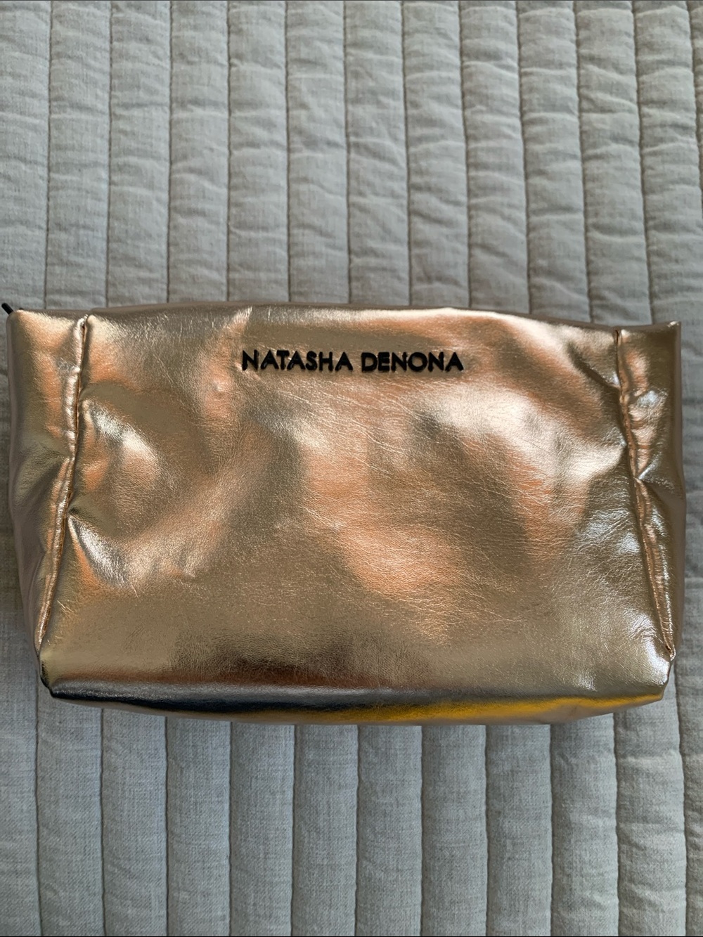 Natasha Denona Metallic Cosmetic/Makeup Bag